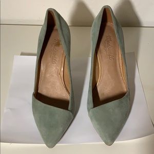 Madewell Mira Heel, Sea Green, size 6.5